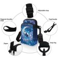 thumbnail image 5 of HELLHERO Panda Moon Pattern Double Layer Women Shoulder Bag for Unisex Outdoor Travel Shoulder Bags Polyester 4.33"x1.97"x7.09", 5 of 7