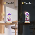 thumbnail image 3 of Rosa de cristal Otlonpe Timeless Elegance LED Wood Púrpura, 3 of 9