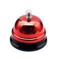 thumbnail image 1 of Maytalsory Cloche de Réception de Cuisine – Son Clair Construction en Fer Robuste Cloche de Service de Restaurant Cloche de Table Rouge, 1 of 6