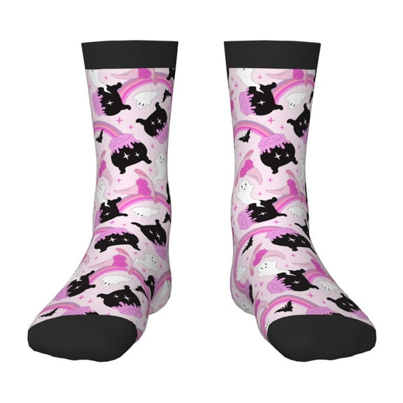 Naloa Pink Girl Halloween Kids Socks Unisex Kids and Toddlers' Crew Socks, ,1 Pairs