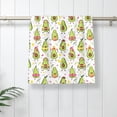thumbnail image 5 of Pofeuu Avocado Playing Music Print Hand Towel 27.5" x 16" Soft Absorbent Towel for Bathroom SPA Gym Hotel, 5 of 6