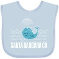 thumbnail image 3 of Inktastic Santa Barbara California Beach Vacation Boys or Girls Baby Bib, 3 of 4