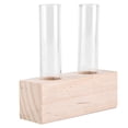 thumbnail image 2 of Home Glass Test Tube Flower Pot Hydroponic Plant Vase Terrarium Container Home Decor with Rack, 2 of 7