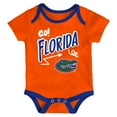 thumbnail image 3 of Newborn & Infant Outerstuff Florida Gators Three-Pack All Day Play Bodysuit Set, 3 of 4
