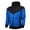 Blue, variant on Aofany Man Leisure Splicing Jackets Hooded Windproof Running Sport Jacket Big And Tall Mens Hoodies Cardigan