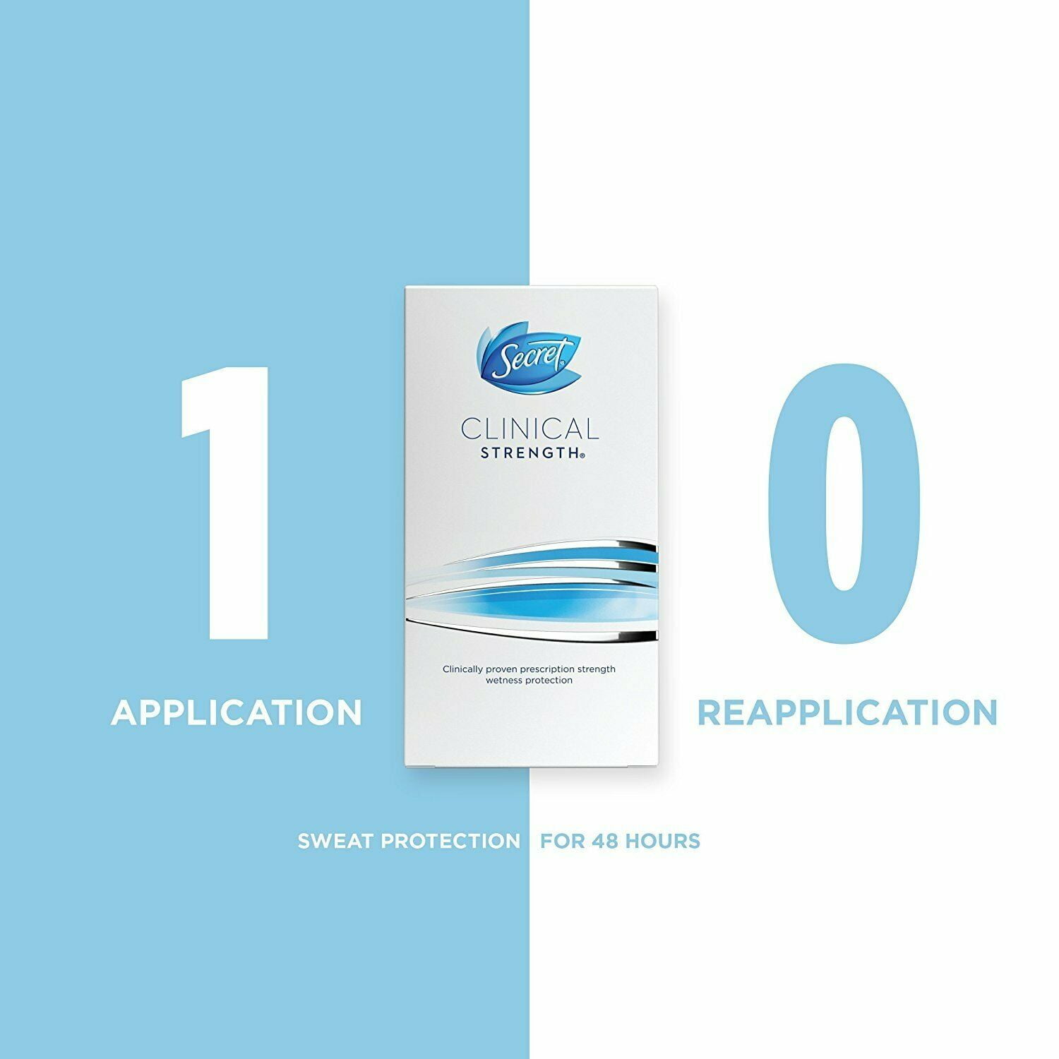 Secret Clinical Strength Antiperspirant Deodorant for Women, Stress, 3 Pack