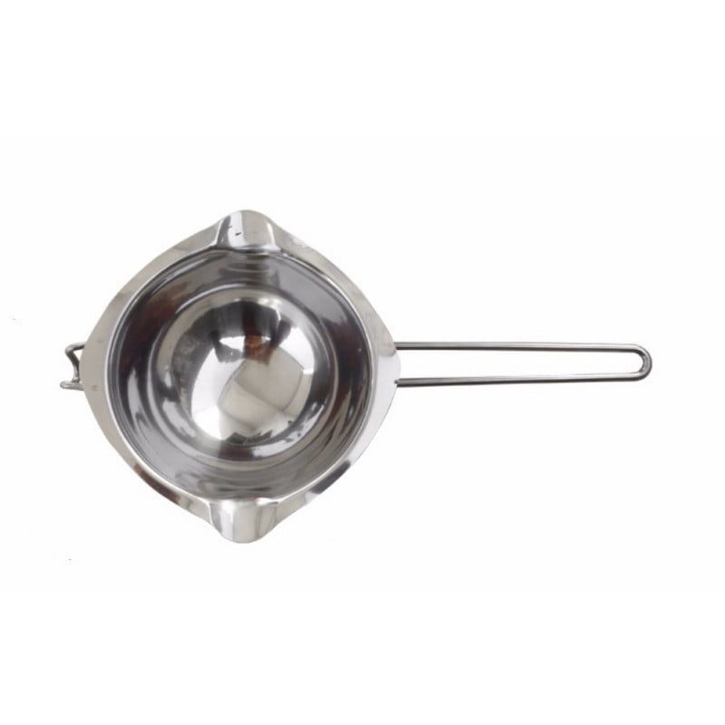 Double Boilers NUOMI Stainless Steel Chocolate Melting Pot Candy Melting Pot with Spout Caramel for Butter Soap and Candle Making Cheese Milk Pot