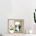 thumbnail image 5 of Vrorvz Dual Sided Rotating Photo Frame for Desk Decor with Easy Photo Replacement and Long Lasting Material Suit for Gift Giving Enhance Memories with Double Sided Display, 5 of 5