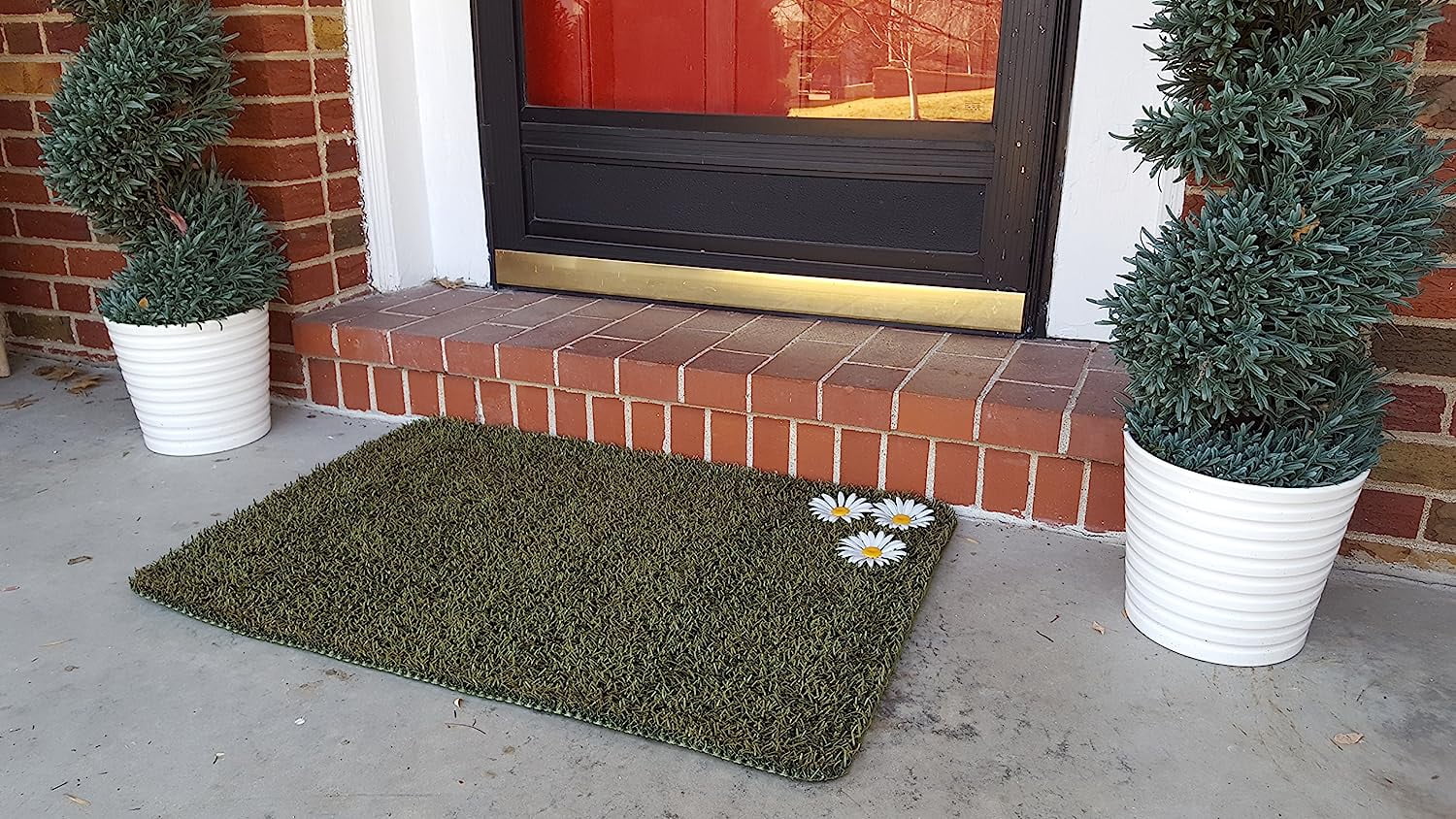 Daisy Classic AstroTurf Scraper Doormat 23.5 x 35.5 inch Urban Green Outdoor Use