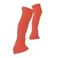 thumbnail image 4 of yotijay Ice Skating Leg Warmers Accessories with Rhinestone for Dance Workout Sports Coral Red, 4 of 7
