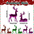 thumbnail image 3 of 2Pcs Reindeer Ornament Statues,Christmas Reindeer Plastic Sculpture Decor,Venados De Navidad Para Decoración,Standing Sitting Deer for Women Mom Gift Holiday Home Office TV Stand Shelf Wine Cabinet, 3 of 4