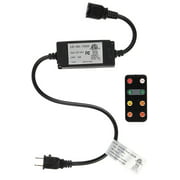 Dimmer with Remote for Our Ambience Pro LED String Lights - Commercial Grade Dimmer Rated at 150 Watts