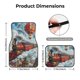 thumbnail image 5 of Balery Red Train Hot Air Balloon Juego de 4 Alfombrillas para Auto, Revestimientos de Caucho Resistente, Diseño Antideslizante, 5 of 7