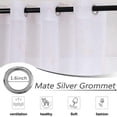 thumbnail image 5 of 40*60 Gray Cortinas florales, cortinas de acuarela floral del dormitorio, ventanas florales de media vid, 5 of 5