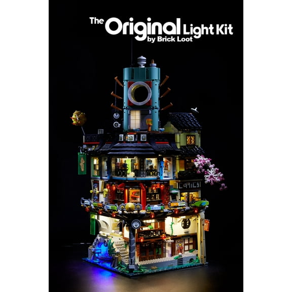 Brick Loot LED Lighting Kit for LEGO Ninjago City 70620