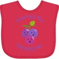 thumbnail image 3 of Inktastic Always Be Grapeful Girls Baby Bib, 3 of 4