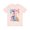 Soft Pink, variant on Vintage Letter T Graphic Unisex Short Sleeve Tee With Original Artwork