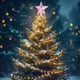 thumbnail image 4 of Adorno para La Copa Del Árbol de Navidad, Colgante, Estrella para La Copa Del Árbol de Navidad, Polvo para La Copa Del Árbol de Navidad, Estrella de Cinco Puntas, 4 of 6
