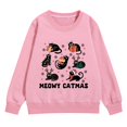 thumbnail image 5 of CPNG Girls and Boys Christmas Sweatshirt Cute Printed Crewneck Long Sleeve Pullover Sweatshirts Casual Daily Pullover Top, 5 of 5