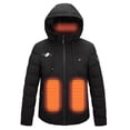 thumbnail image 1 of Chaquetas y abrigos casuales de manga larga con capucha, con USB, temperatura constante, calefactables, resistentes al viento, talla grande, para hombre y mujer, invierno, 4 unidades, 1 of 9