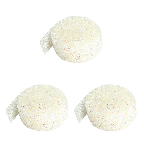 Wosthever Bling Stickers Glitter Cadena de diamantes de imitación Resina Cristal Decoración Fix Decor Beads Llamativo Drill Strip Tipo 5 Type1 NO1