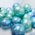 thumbnail image 2 of Paquete de 50 globos metálicos de látex de 12 pulgadas para bodas, cumpleaños, baby shower, festivales de Navidad, fiestas de aniversario, picnic o cualquier decoración de fiesta de amigos y fami, 2 of 5