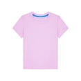 thumbnail image 4 of Eandarui Kids Boys Solid Color Short Sleeve T-shirt Summer Active Casual Tops Round Neck Tee Outdoor Pink 150, 4 of 7
