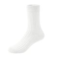 thumbnail image 3 of OGLCCG Girls Super Soft Ankle Socks Combed Cotton Mid-Calf Socks 1 Pairs Basic Pure Color Soft Comfort Socks Size 1-12, 3 of 7