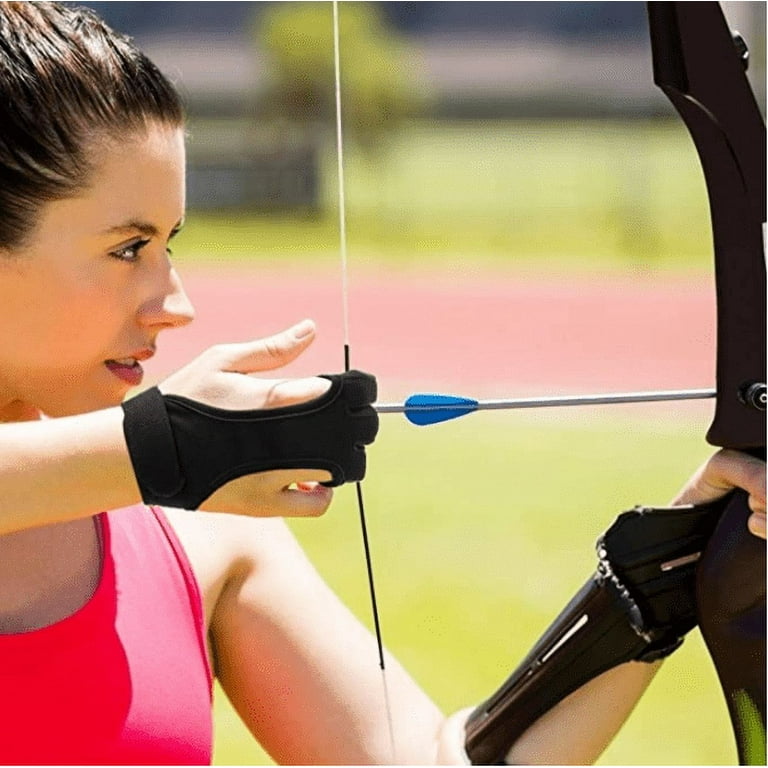 Bow shooting best sale gloves