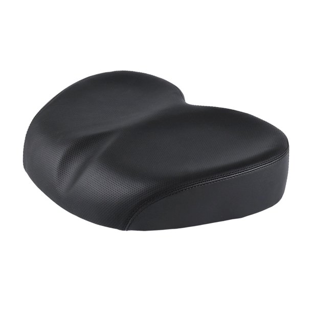 Sillín de bicicleta: cómodo, absorbe los impactos, transpirable y elegante. Negro