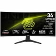 thumbnail image 1 of MSI 34" 180 Hz VA Gaming Monitor FreeSync (AMD Adaptive Sync) MAG 346CQ, 1 of 20