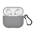 thumbnail image 1 of Funda de silicona Compatible con 3 2021, funda protectora completa para auriculares inalámbricos, funda antigolpes con mosquetón, 1 of 5