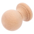 thumbnail image 2 of Shisuyan Embout de Tringle à Rideau Boule de Bois Beige Décoratif Lot de 1, 2 of 9
