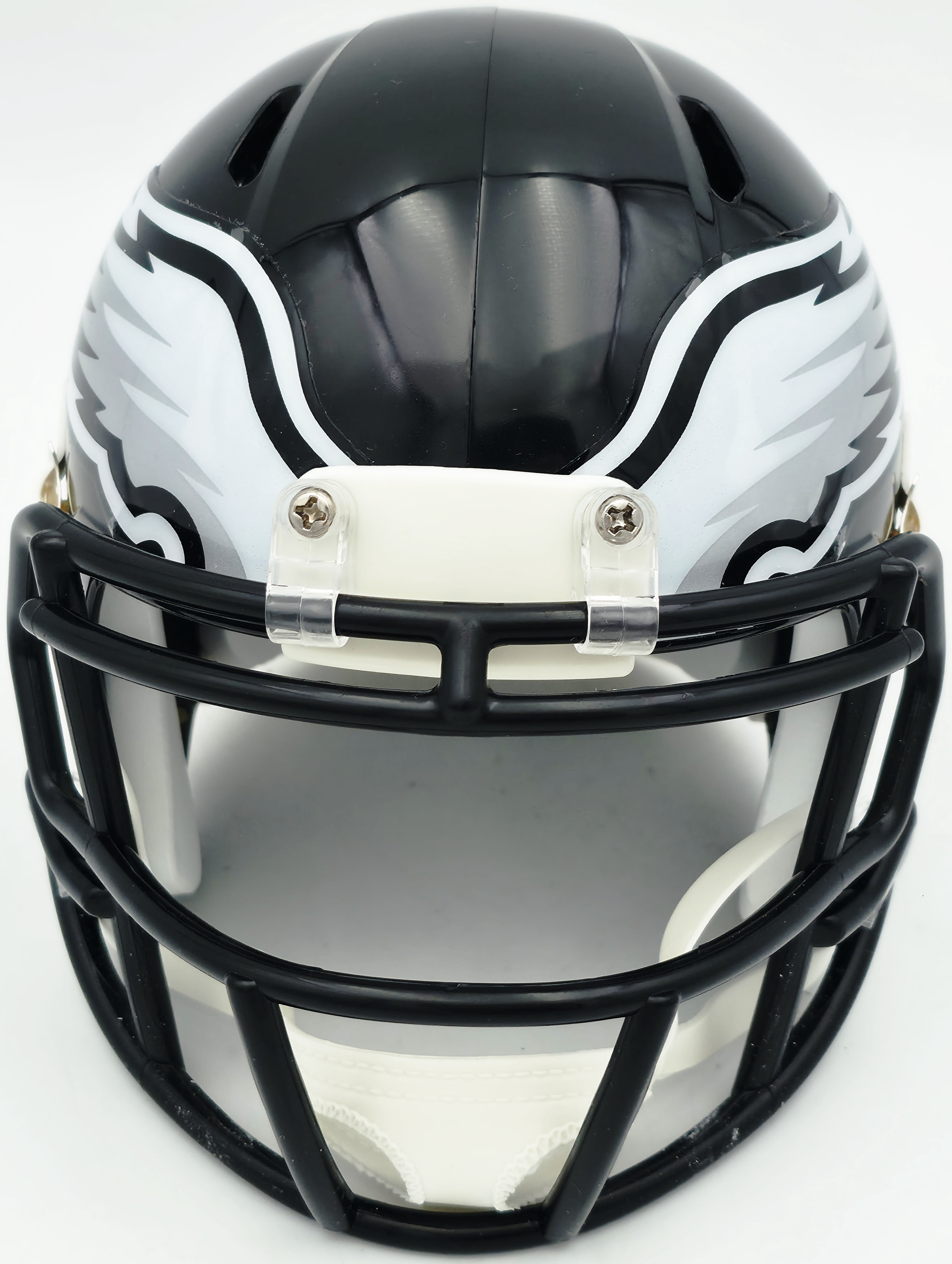 Donovan McNabb Autographed Philadelphia Eagles 2022 Alternate Black Mini Helmet Beckett BAS Witness Stock #256864