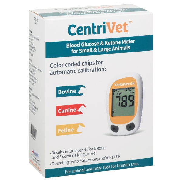 CentriVet Blood Glucose \u0026 Ketone Meter 