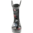 thumbnail image 4 of Foxfire for Kids 600-94 Black Rubber Boot with Pirate Theme, Black, 6, 4 of 4