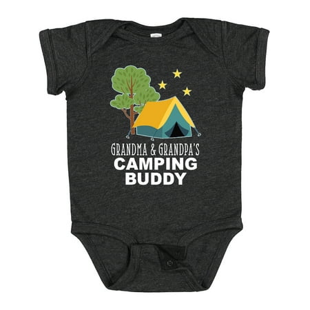 

Inktastic Grandma and Grandpa Camping Buddy Gift Baby Boy or Baby Girl Bodysuit