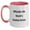 White/Pink, variant on Funny Driver Gifts from Friends for Driver Graduation - Officially The World's Coolest Driver Two Tone Coffee Mug