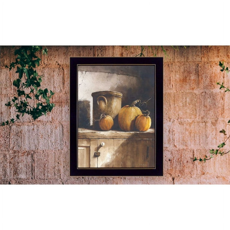 Crocks And Pumpkins 2 Black Framed Print Wall Art Crocks And Pumpkins 2 Black Framed Print Wall Art