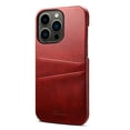 thumbnail image 2 of Jiahe For iPhone 14 Pro Max,Slim Hybrid Shockproof Card Holder  PU Leather Case Cover,Red, 2 of 7