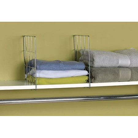 Household Essentials 2pc Wire Shelf Divider Set