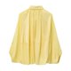 thumbnail image 2 of Chaqueta Xunger Puffed Bomber para mujer, color amarillo, talla M, 2 of 4