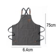 thumbnail image 2 of Hairdresser Apron Professional Stylist Apron Hairdressing Haircuts Cloth Wrap Hair Salon Tool, 2 of 5