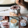 thumbnail image 6 of ZHUYING Milk Frothing Pitcher 350ml Steaming Pitchers Stainless Steel Milk/Coffee/Cappuccino/Latte Art Barista Steam Pitchers Milk Jug Cup with Art Pen,12oz, 6 of 6