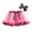 B Hot Pink, variant on Girls Valentine's Day Tutu Skirt Polka Dot Layered Party Skirt with Bow for Pretend Play and Dress Up Toddler Kids Black 6 Years-8 Years