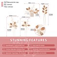 thumbnail image 5 of MIALLO Elegant Handmade Pearl Flower Headpiece (4 Pack), Golden Leaf Hair Comb & U-Shaped Pins for Brides, Bridesmaids and Wedding Guest, 5 of 7