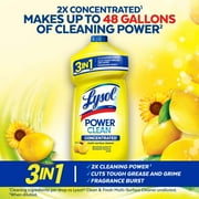 Lysol All Purpose Cleaner, Multi-Surface Disinfectant Floor Cleaner for Mopping Solution, for Bathroom & Kitchen, Lemon & Sunflower, 48 fl oz
