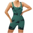 thumbnail image 1 of Trajes de Mujer Casual, Verano Impreso Cremallera Correa de Camisola Traje Corto Hecho de 90% Poliéster 10% Spandex, Trajes Cortos para Mujeres, 1 of 6