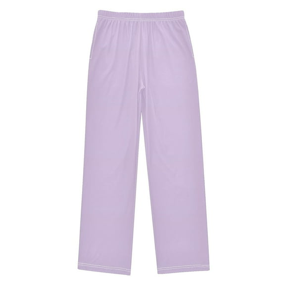joogoo Light Purple Solid Pajama Pants Pj Bottoms Sleepwear Lounge L
