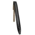thumbnail image 2 of walker &amp; williams c-35 black super premium top grain leather padded strap with metal studs, 2 of 7